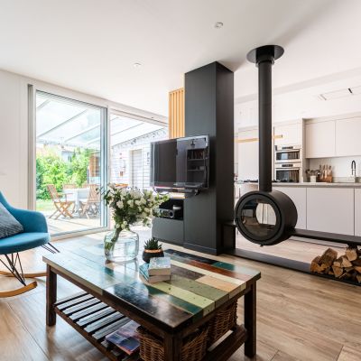 restructuration renovation sejour cuisine maison