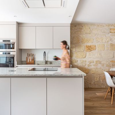 restructuration rénovation maison cuisine séjour