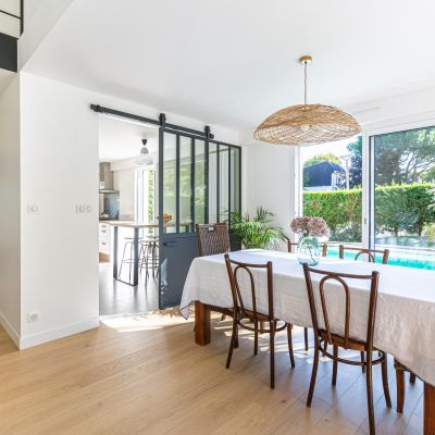 restructuration maison merignac renovation architecture intérieure salon cuisine chambre salle de bain