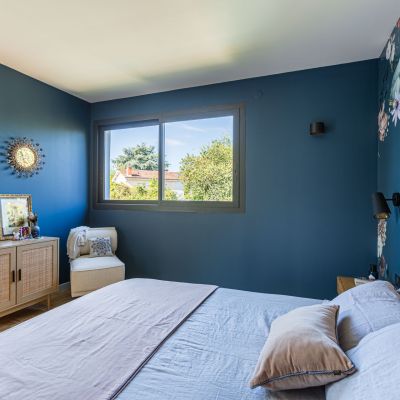 chambre parentale papier peint papermint