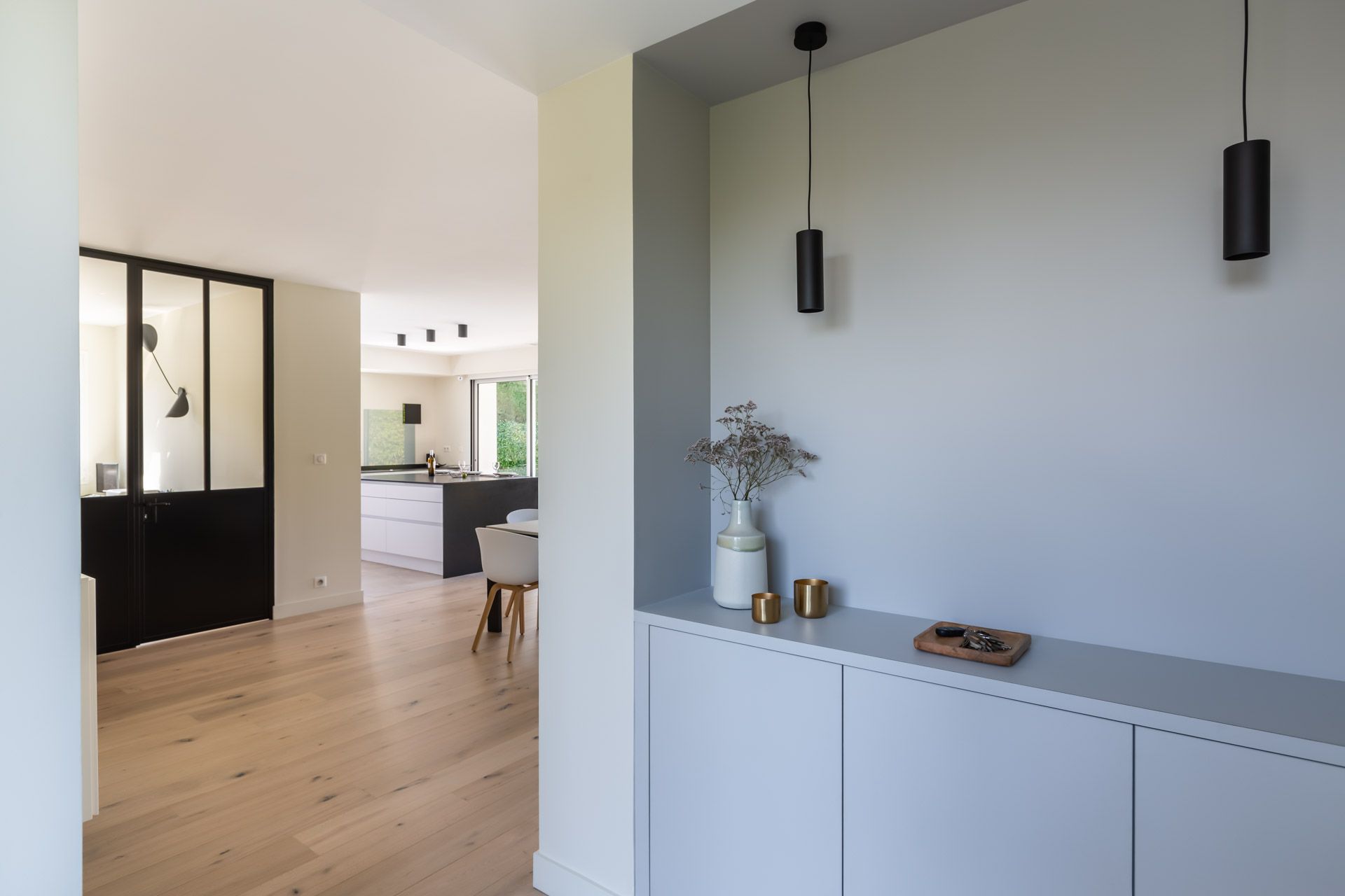 restructuration maison bordeaux renovation architecture intérieure salon cuisine chambre salle de bain