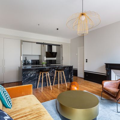 cuisine entrée salle de bain décoration aménagement architecture intérieure