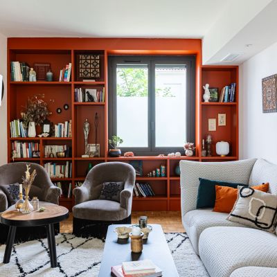 séjour feng shui bibliothèque feu sud 