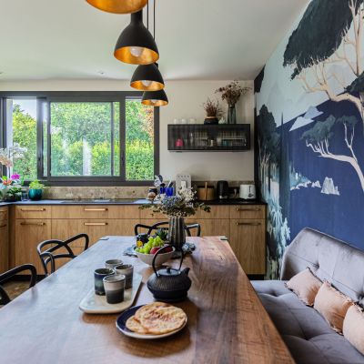 cuisine nord eau papier peint