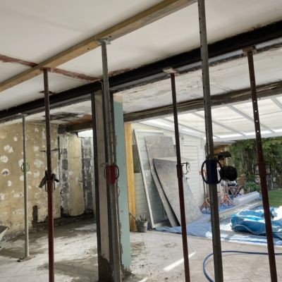 restructuration chantier maison Moll